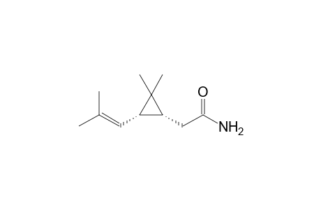 (1R,3S)-2,2-Dimethyl-3-(2-methyl-1-propenyl)cyclopropaneacetamide
