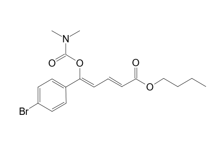 (2E,4Z)-butyl 5-(4-bromophenyl)-5-(dimethylcarbamoyloxy)penta-2,4-dienoate