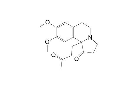 8,9-Dimethoxy-10b-(3-oxobutyl)-2,3,6,10b-tetrahydropyrrolo[2,1-a]isoquinolin-1(5H)-one