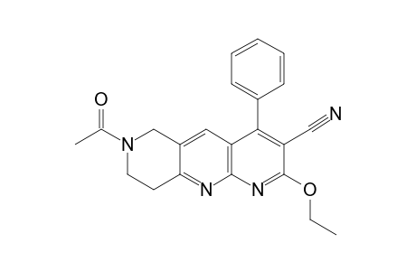 7-Acetyl-3-cyano-2-ethoxy-4-phenyl-6,7,8,9-tetrahydro-1,7,10-anthyridine