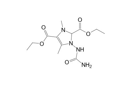 3,5-Dimethyl-2,3-dihydro-1-ureido-1H-imidazole-2,4-dicarboxylic acid diethyl ester