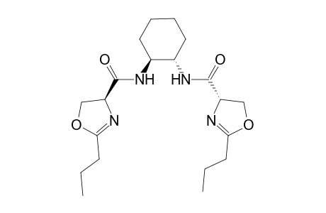 (4S)-2-propyl-N-[(1S,2S)-2-[[(4S)-2-propyl-2-oxazoline-4-carbonyl]amino]cyclohexyl]-2-oxazoline-4-carboxamide