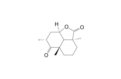 2H-Naphtho[1,8-bc]furan-2,6(2aH)-dione, octahydro-2a,5a,7-trimethyl-, (2a.alpha.,5a.beta.,7.alpha.,8a.alpha.,8b.alpha.)-(.+-.)-