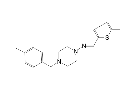 1-piperazinamine, 4-[(4-methylphenyl)methyl]-N-[(E)-(5-methyl-2-thienyl)methylidene]-