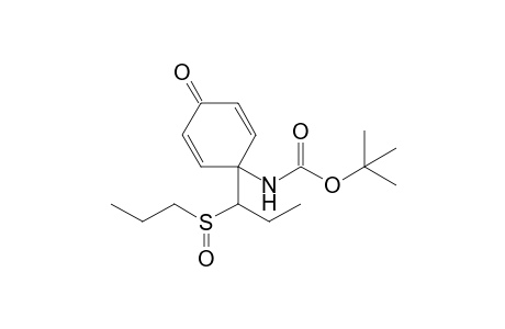 4-[N-(t-Butoxycarbonyl)amino]-4-[1'-(propylsulfinyl)propyl]-2,5-cyclohexadien-1-one