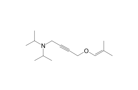 4-(2-Methylprop-1-enoxy)-N,N-di(propan-2-yl)-2-butyn-1-amine