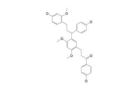 COCHINCHINENIN_B;1-[5-(2,4-DIMETHOXY-4'-HYDROXYDIHYDROCHALCONYL)]-1-(4-HYDROXYPHENYL)-3-(2-METHOXY-4-HYDROXYPHENYL)-PROPANE