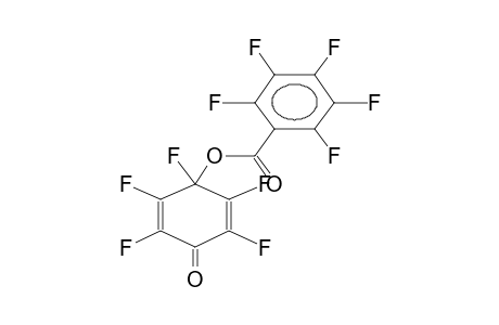 2,3,4,5,6-PENTAFLUORO-4-PENTAFLUOROBENZOYLOXYCYCLOHEXA-2,5-DIEN-1-ONE