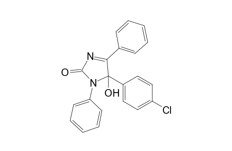 5-Hydroxy-5-(p-chlorophenyl)-1,4-diphenylimidazolin-2-one