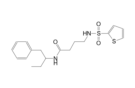 butanamide, N-[1-(phenylmethyl)propyl]-4-[(2-thienylsulfonyl)amino]-