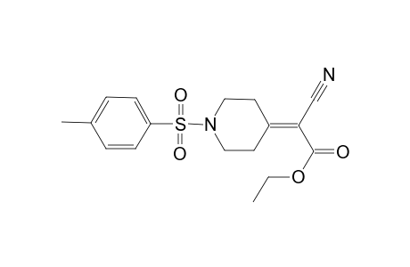 Acetic acid, 2-cyano-2-[1-[(4-methylphenyl)sulfonyl]-4-piperidinylidene]-, ethyl ester