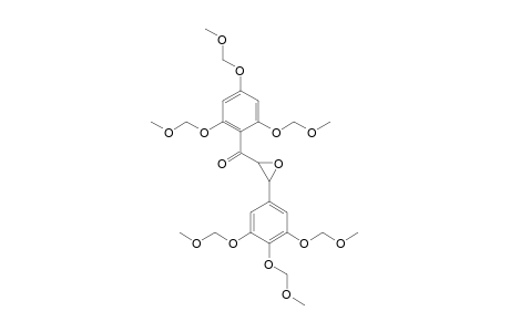 2',4',6'-TRIS-(METHOXYMETHOXY)-PHENYL-(3-(3,4,5-TRIS-(METHOXYMETHOXY)-PHENYL)-OXIRAN-2-YL)-METHANONE
