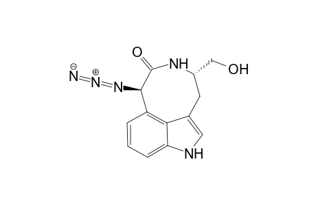 7-Azido-1,3,4,5,6,7-hexahydro-4-hydroxymethyl-6-oxopyrrolo[4,3,2-fg][3]benzazocine