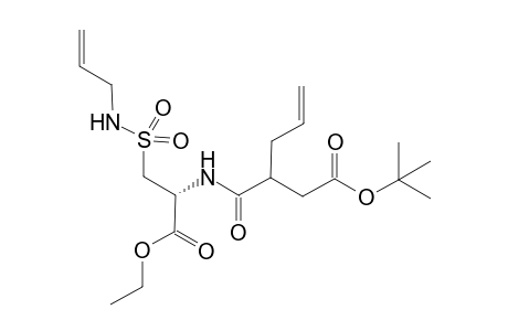 N-(2-Allylaminosulfonyl-1R-ethoxycarbonylethyl)-2-tert-butoxycarbonylmethylpent-4-enamide