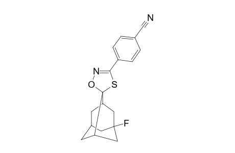 5-FLUORO-3'-(PARA-CYANOPHENYL)-ADAMANTANE-2-SPIRO-5'-(DELTA(2)-1',4',2'-OXATHIAZOLINE)