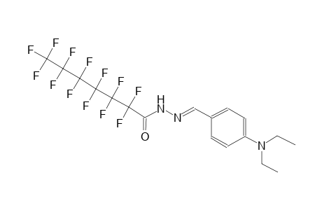 heptanoic acid, 2,2,3,3,4,4,5,5,6,6,7,7,7-tridecafluoro-, 2-[(E)-[4-(diethylamino)phenyl]methylidene]hydrazide