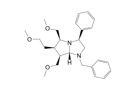 (3S,5S,6R,7S,7aS)-1-Benzyl-5,7-bis(methoxymethyl)-6-(2-methoxyethyl)-3-phenylhexahydropyrrolo[1,2-a]imidazole