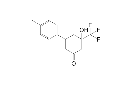 3-Hydroxy-5-(4-methylphenyl)-3-(trifluoromethyl)cyclohexanone