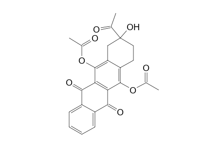 5,12-Naphthacenedione, 8-acetyl-6,11-bis(acetyloxy)-7,8,9,10-tetrahydro-8-hydroxy-, (.+-.)-