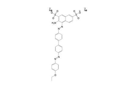 2,7-Naphthalenedisulfonic acid, 3-amino-4-[[4'-[(4-ethoxyphenyl)azo][1,1'-biphenyl]-4-yl]azo-, disodium salt