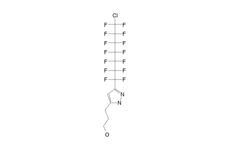 3-(7-CHLOROTETRADECAFLUOROHEPTYL)-5-(3-HYDROXYPROPYL)-PYRAZOLE