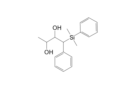 (2RS,3RS,4SR)-4-Dimethyl(phenyl)silyl-4-phenylbutane-2,3-diol