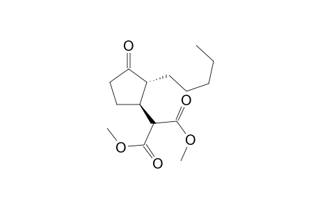 2-[(1S,2R)-2-amyl-3-keto-cyclopentyl]malonic acid dimethyl ester