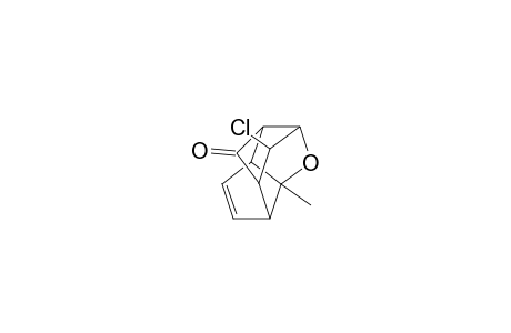 3,9-Epoxytricyclo[4.2.1.1(2,5)]dec-7-en-10-one, 4-chloro-