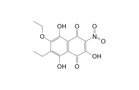 6(7)-Ethoxy-7(6)-ethyl-2,5,8-trihydroxy-3-nitronaphthalene-1,4-dione