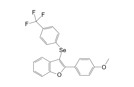 2-(4-Methoxyphenyl)-3-([4-(trifluoromethyl)phenyl]selanyl) benzo[b]furan