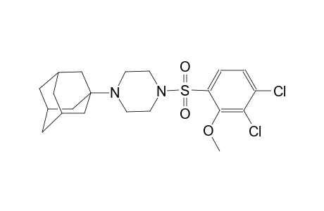 1-(1-adamantyl)-4-[3,4-bis(chloranyl)-2-methoxy-phenyl]sulfonyl-piperazine