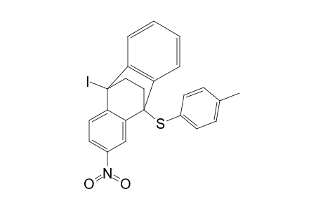 10-iodo-2-nitro-9,10-dihydro-9,10-ethanoanthracen-9-yl p-tolyl sulfide