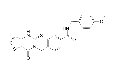 benzamide, 4-[(1,4-dihydro-4-oxo-2-thioxothieno[3,2-d]pyrimidin-3(2H)-yl)methyl]-N-[(4-methoxyphenyl)methyl]-