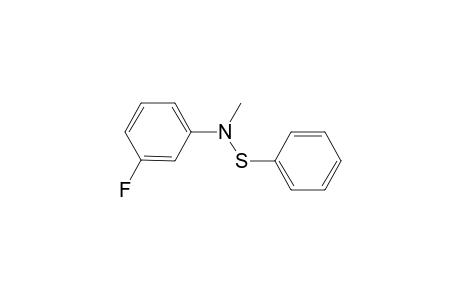 3-Fluoro-N-methyl-N-(phenylthio)benzenamine