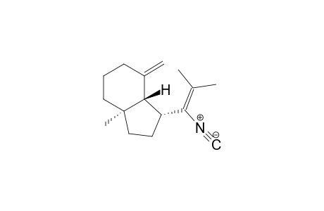 1-[ (1R,3aR*,7aS*)-Hexahydro-3a-methyl-7-methylene-1-indanyl]-2-methylpropenyl Isocyanide