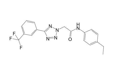 Acetamide, N-(4-ethylphenyl)-2-[5-(3-trifluoromethylphenyl)tetrazol-2-yl]-