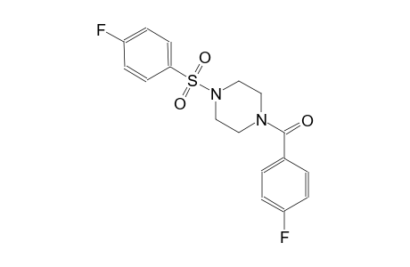 piperazine, 1-(4-fluorobenzoyl)-4-[(4-fluorophenyl)sulfonyl]-