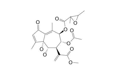METHYL-9-BETA-(EPOXYANGELOYLOXY)-5-ALPHA,6-ALPHA-DIHYDROXY-2-OXO-3,4-DEHYDRO-DELTA-GUAIEN-12-OATE