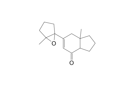 6-Methyl-4-(2'-methyl-1',2'-oxacyclopentyl)bicyclo[4.3.0]non-3-en-2-one