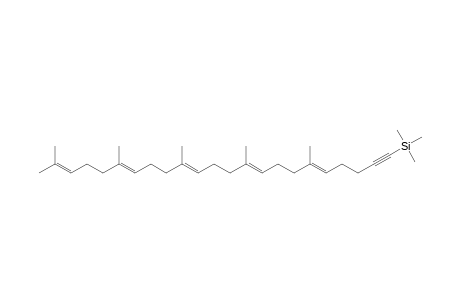 (E)-1-(Trimethylsilyl)-6,10,14,18,22-pentamethyltricosa-5,9,13,17,21-pentaen-1-yne