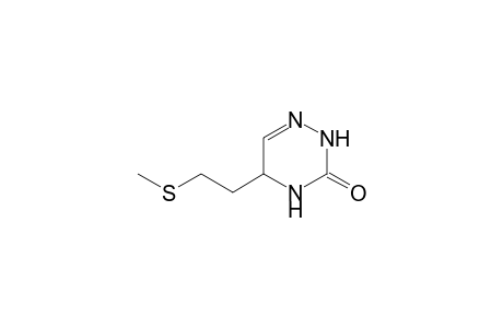 5-(2-Methylsulfanylethyl)-4,5-dihydro-2H-1,2,4-triazin-3-one