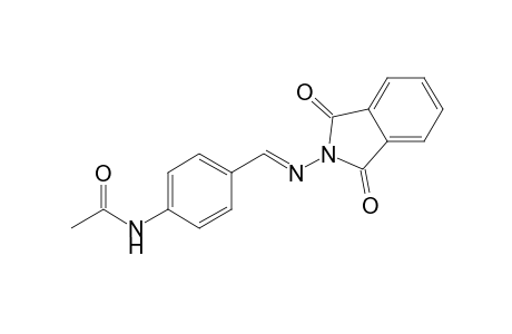 N-[4-[(E)-(1,3-dioxo-2-isoindolyl)iminomethyl]phenyl]acetamide