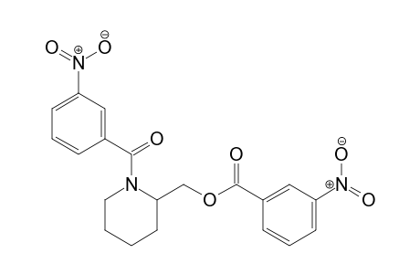 N-(3-Nitrobenzoyl)-2-[[(3-nitrobenzoyl)oxy]methyl]piperidine