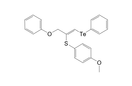 (Z)-1-(phenyltelluro)-2-(4-methoxylphenylthio)-3-phenoxylprop-1-en