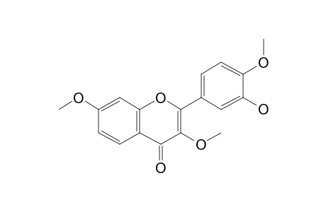 2-(3-Hydroxy-4-methoxyphenyl)-3,7-dimethoxy-4H-chromen-4-one