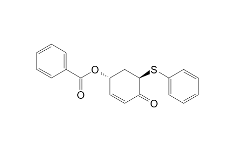 trans-5-Phenylthio-4-oxocyclohex-2-enyl benzoate