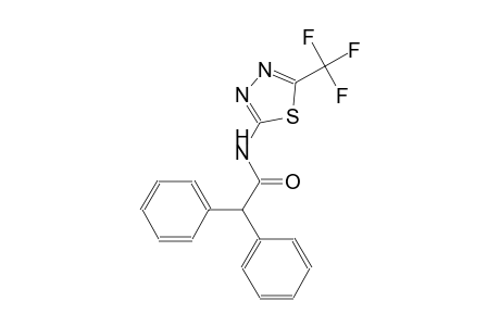 2,2-diphenyl-N-[5-(trifluoromethyl)-1,3,4-thiadiazol-2-yl]acetamide
