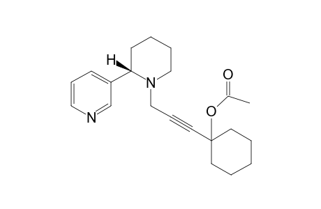 1-{3-[2-(3-pyridinyl)piperidinyl]-1-propynyl}cyclohexyl acetate