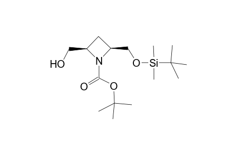 (2R,4S)-1-(t-Butyloxycarbonyl)-4-{[(tert-Butyl-dimethyl)silyloxy]methyl}azetidine-2-methanol