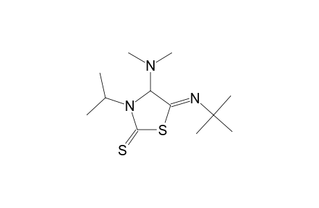 5-(tert-Butylimino)-4-(dimethylamino)-3-isopropyl-2-thioxothiazolidine